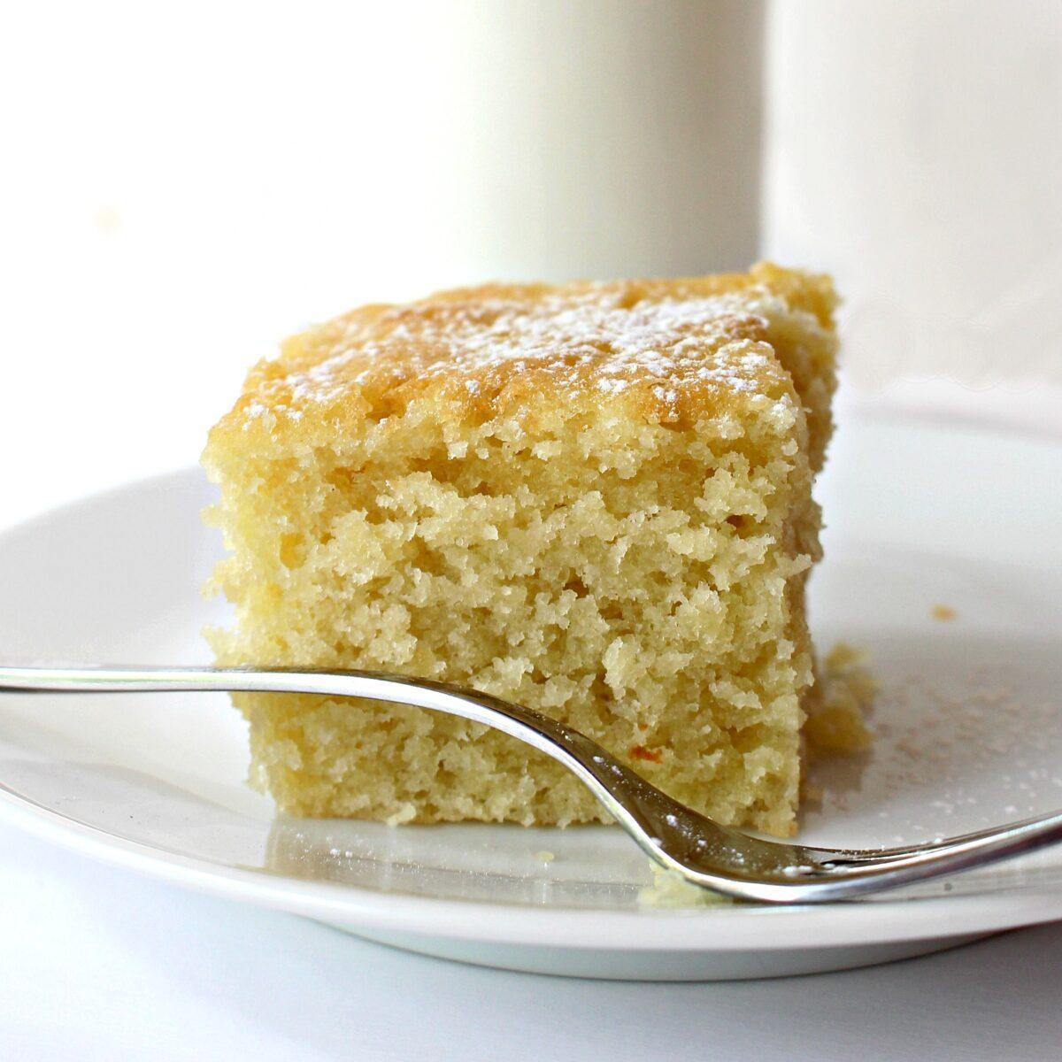 Coconut Cake with Sourdough Discard and Fresh Milled Flour