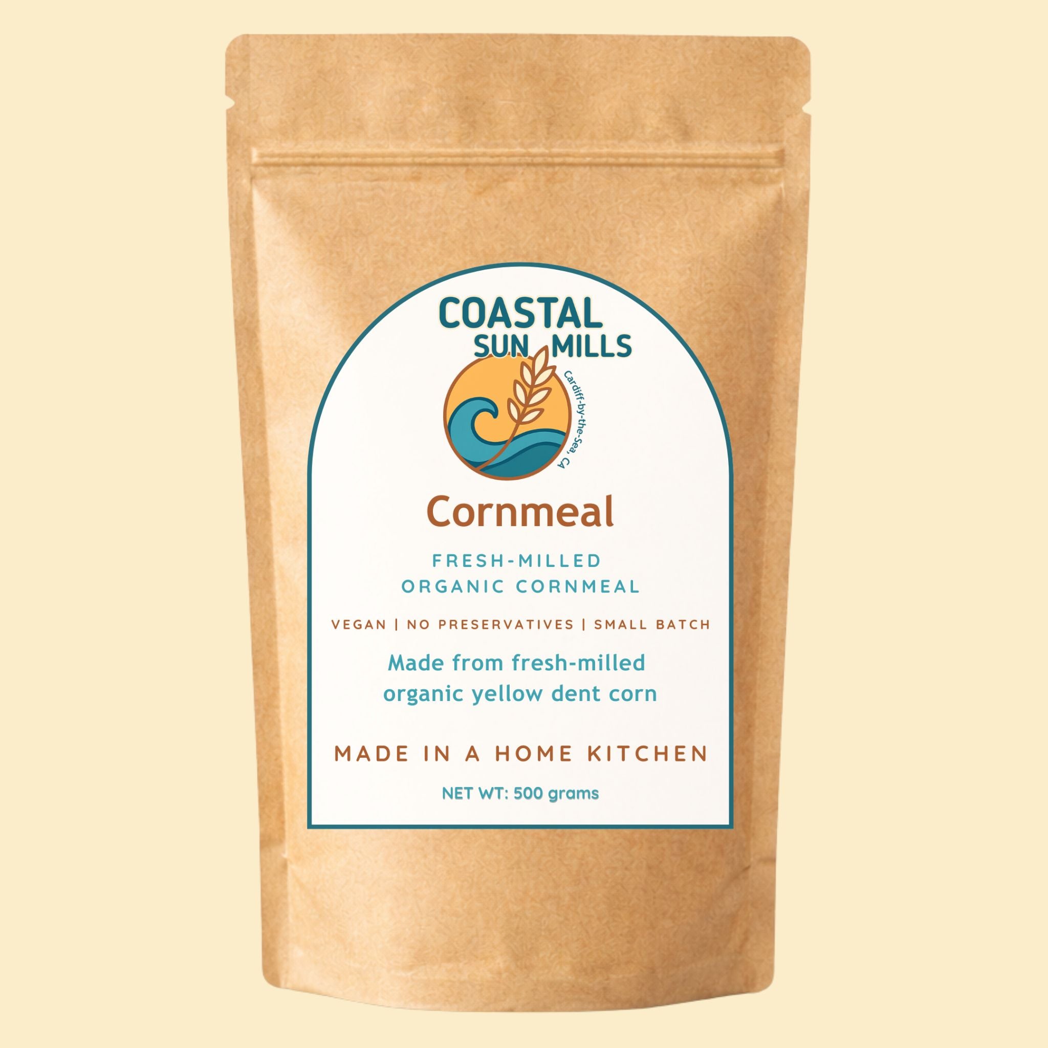 Coastal Sun Mills Organic Cornmeal