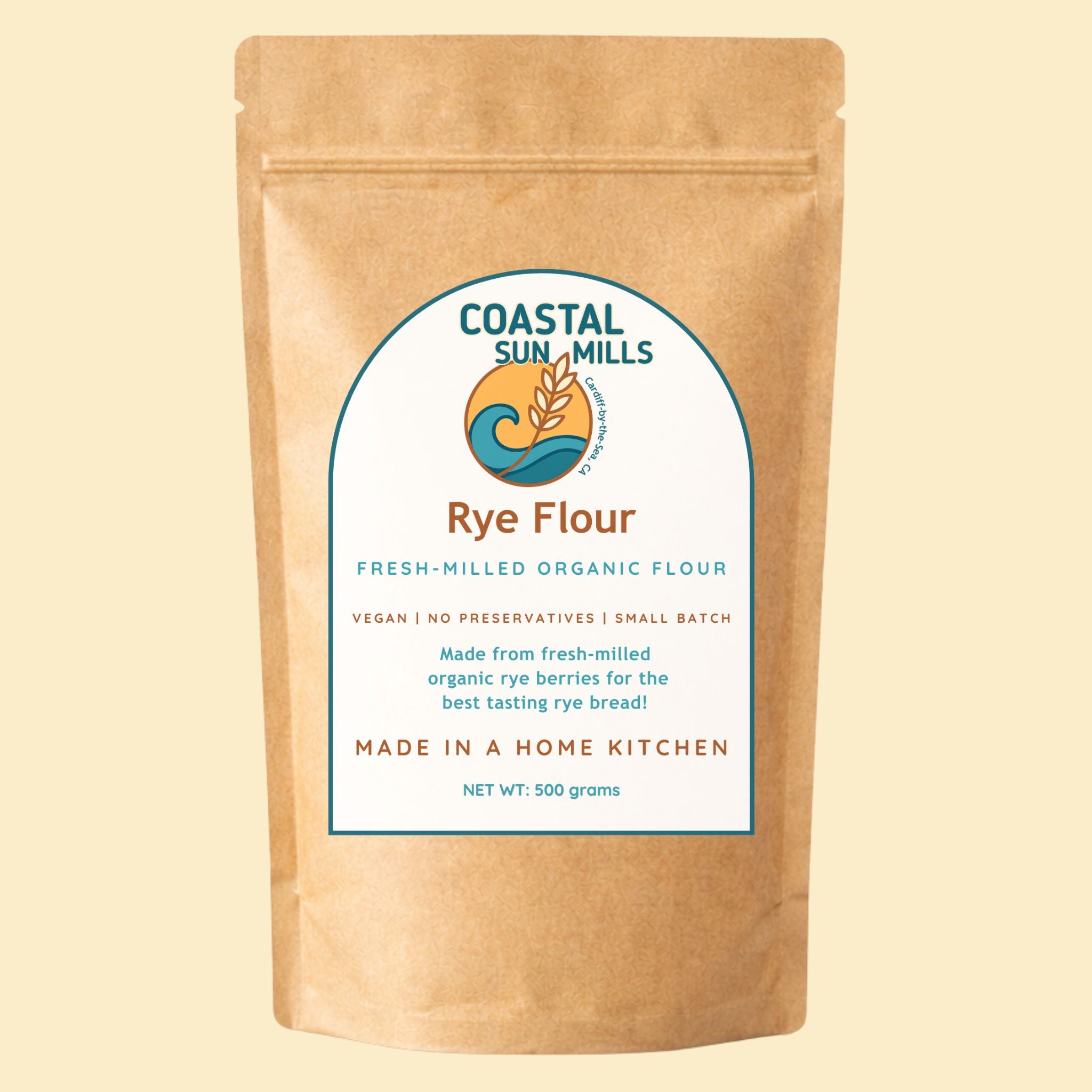 Coastal Sun Mills Organic Rye Flour
