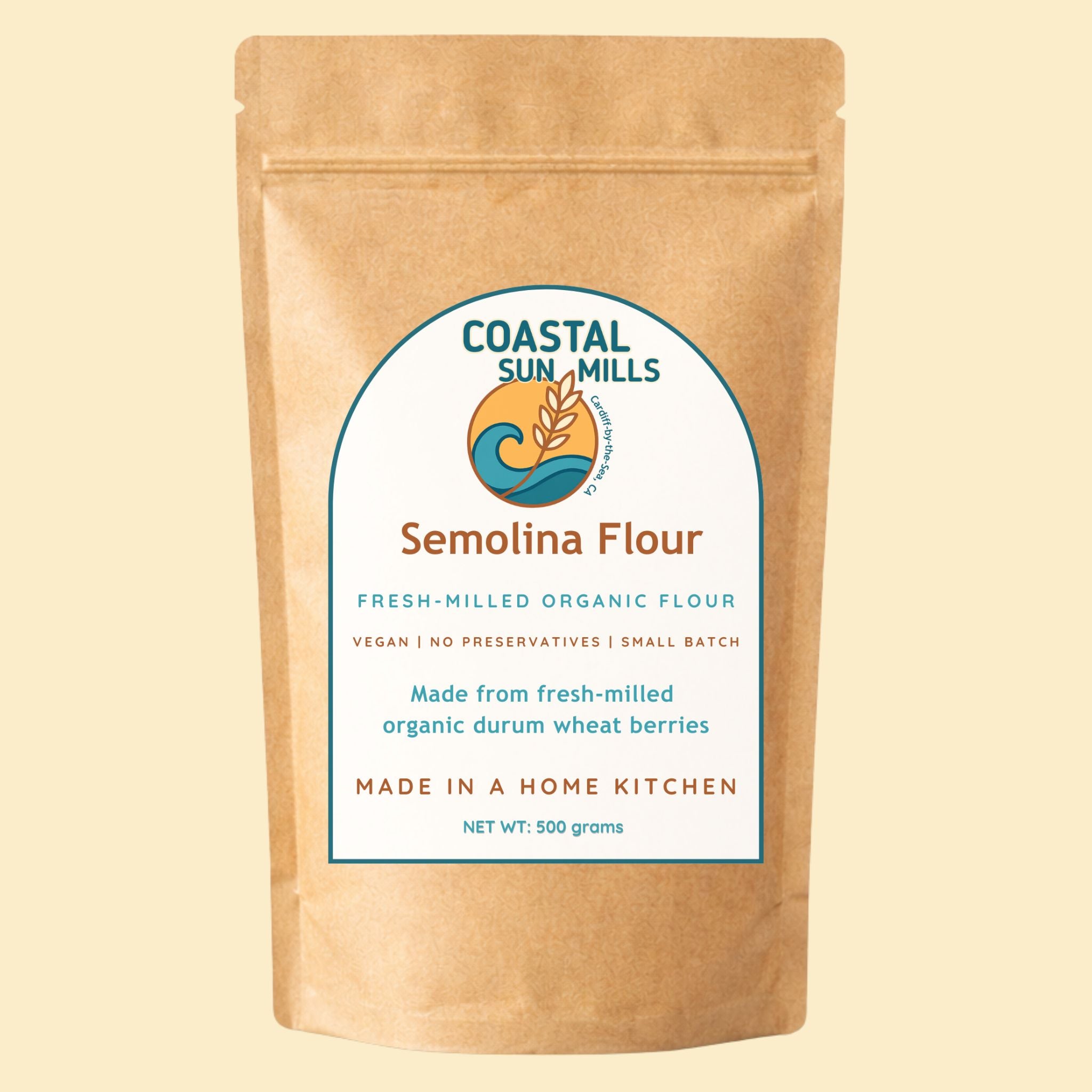 Coastal Sun Mills Organic Semolina Flour